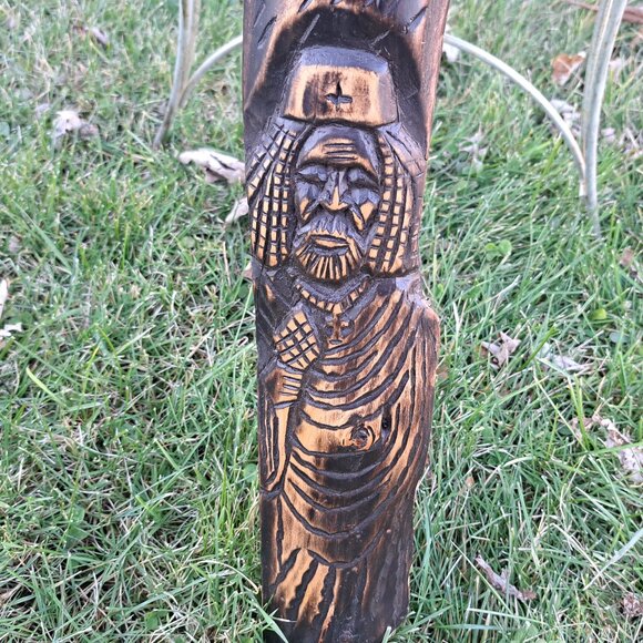 Ethiopian African Tewahedo Wood Wall Plaque - Picture 7 of 11